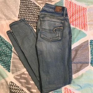 American Eagle Destroyed Jeggings